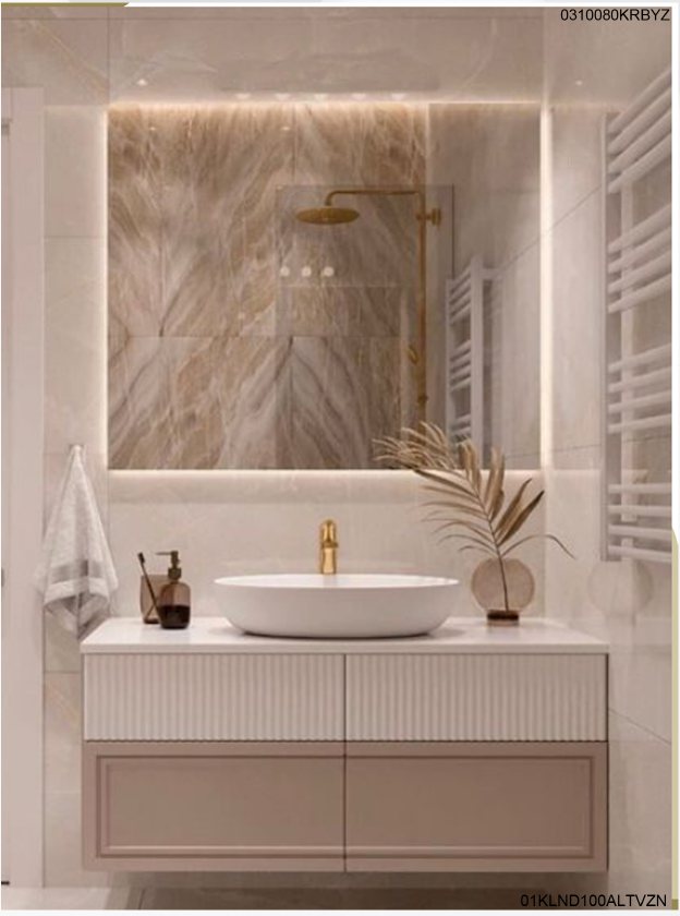 Londra Komple Lake Banyo Dolabı — Minelli