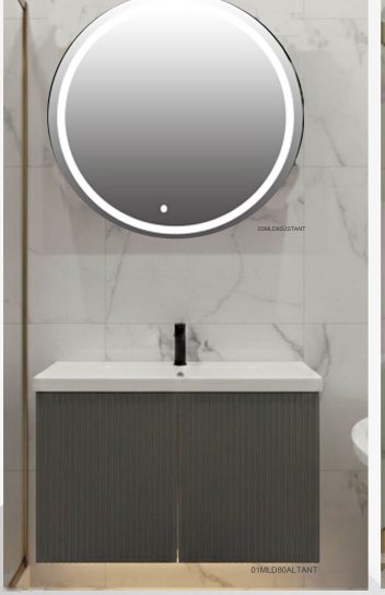 Melodi Membran Kapak Banyo Dolabı — Minelli
