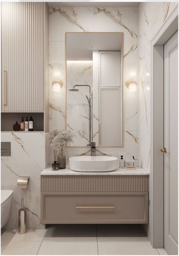 Milano Komple Lake Banyo Dolabı — Minelli