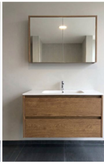 Teos Komple MDF Banyo Dolabı — Minelli